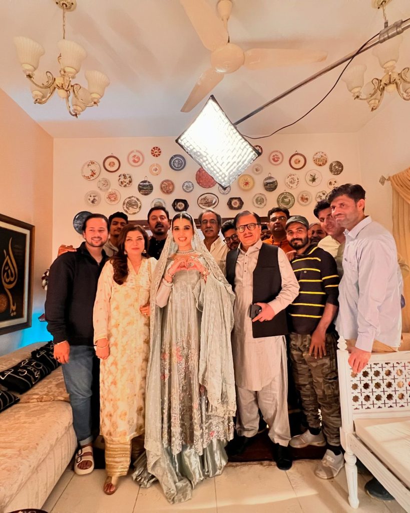 Hareem Farooq Shares Wedding Sequence BTS From Bismil