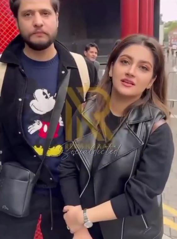 Hiba Bukhari Confirms Pregnancy Rumours As She Steps Out In London