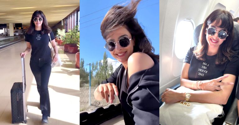 Saba Qamar Vacations In Style In Skardu