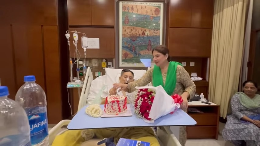 Shagufta Ejaz Celebrates Anniversary With Husband In Hospital