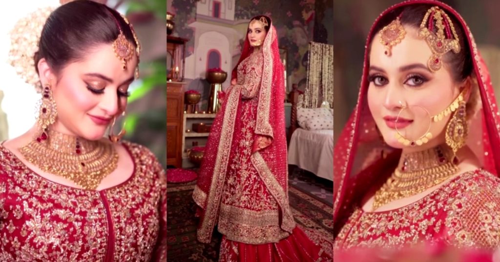 Aiman Khan's Latest Bridal Video shoot