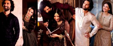 Ahad Raza Mir and Ramsha Khan Featured In Asim Jofa's Latest Collection