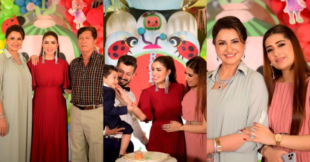 Saba Faisal HD Family Clicks from Grandson's Birthday