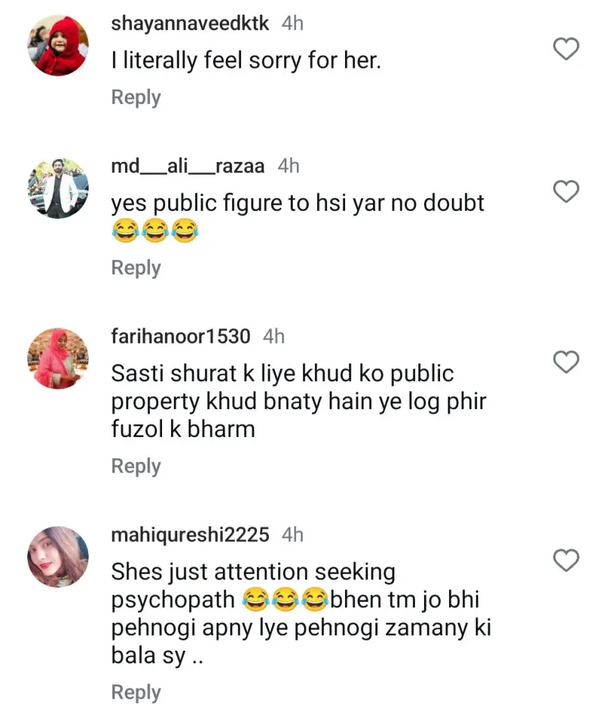 Alizeh Shah Hits Back Harshly At Trolls