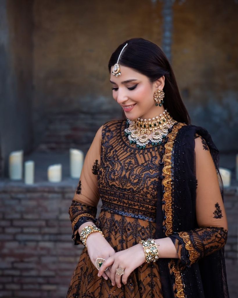 Ahad Raza Mir and Ramsha Khan Featured In Asim Jofa's Latest Collection