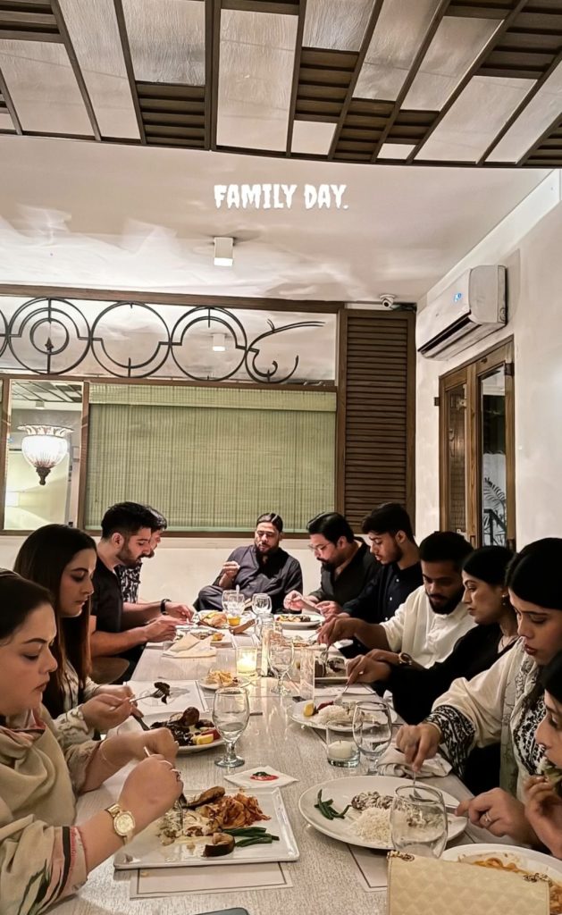 Aiman Khan Beautiful Family Clicks from Recent Events