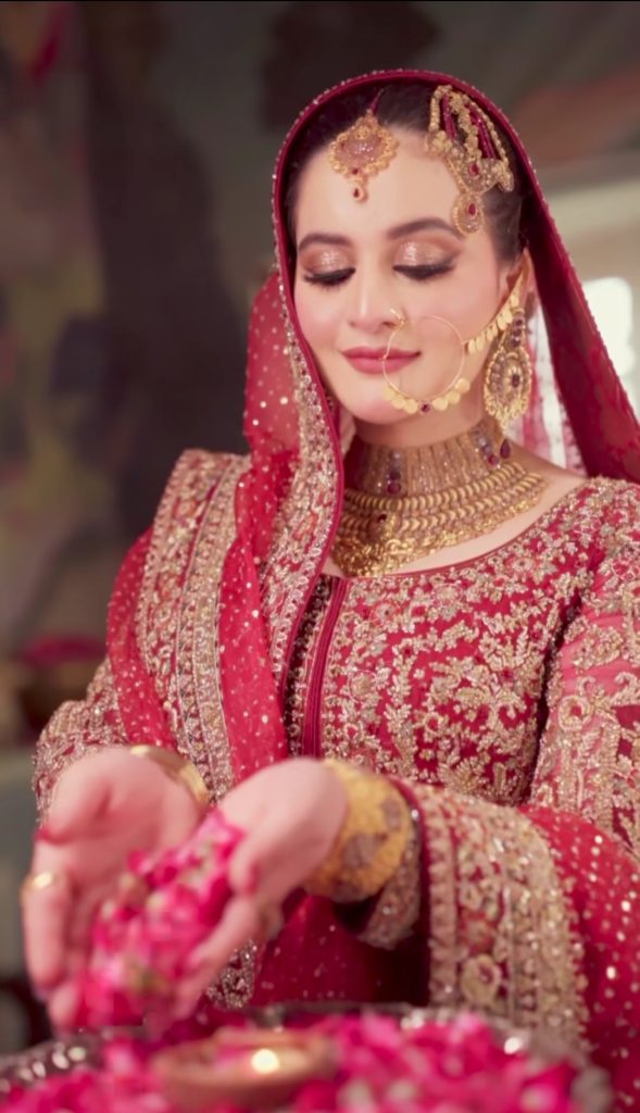 Aiman Khan's Latest Bridal Video shoot