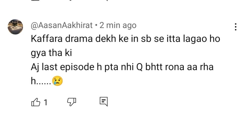 Kaffara Last Episode Public Reaction