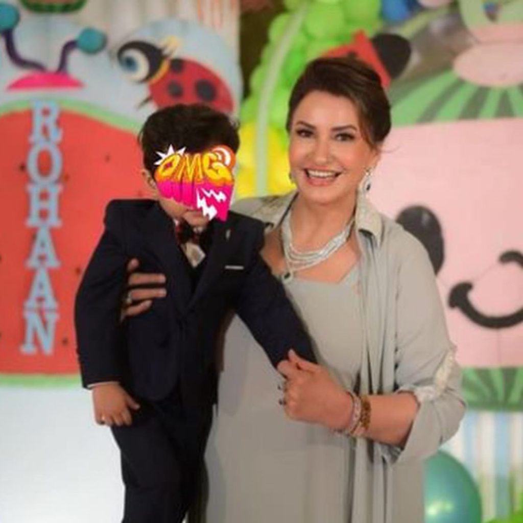 Saba Faisal Grandson Rohaan's Third Birthday