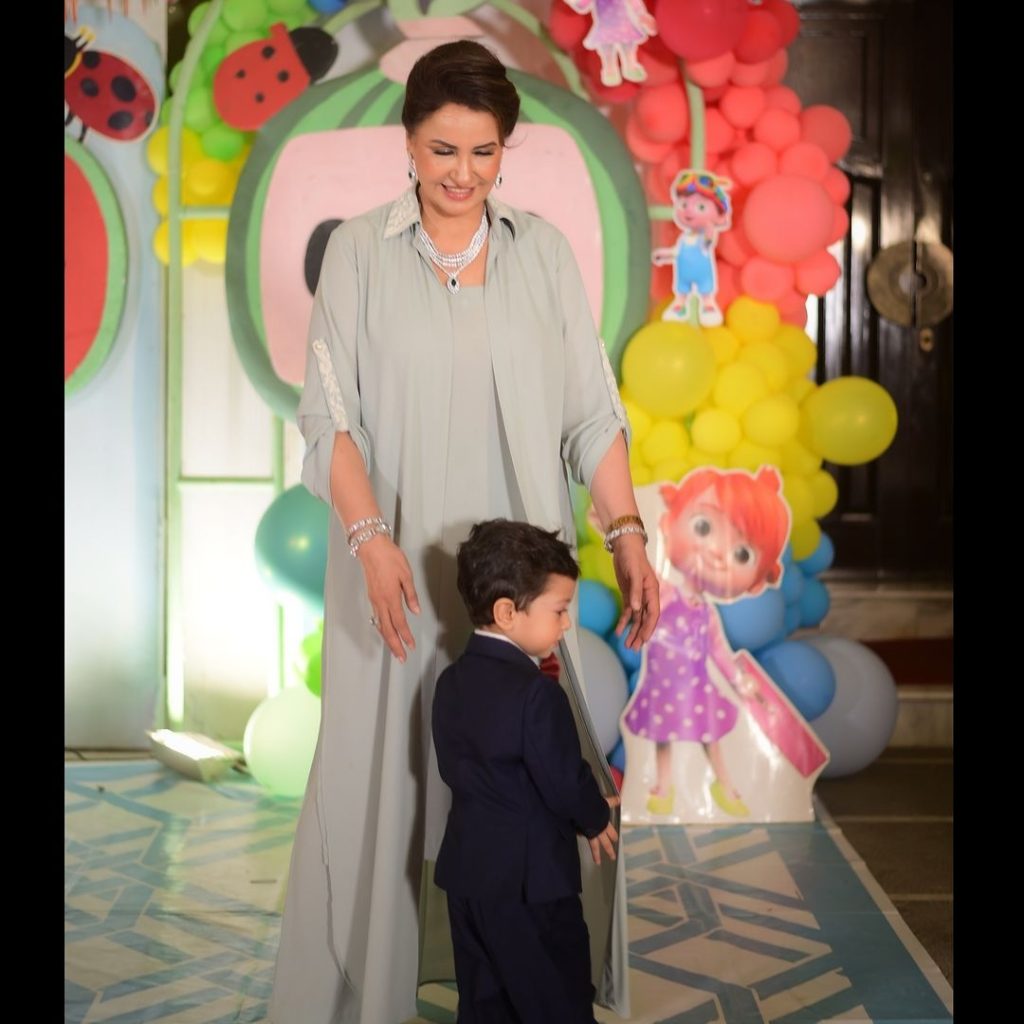 Saba Faisal Grandson Rohaan's Third Birthday