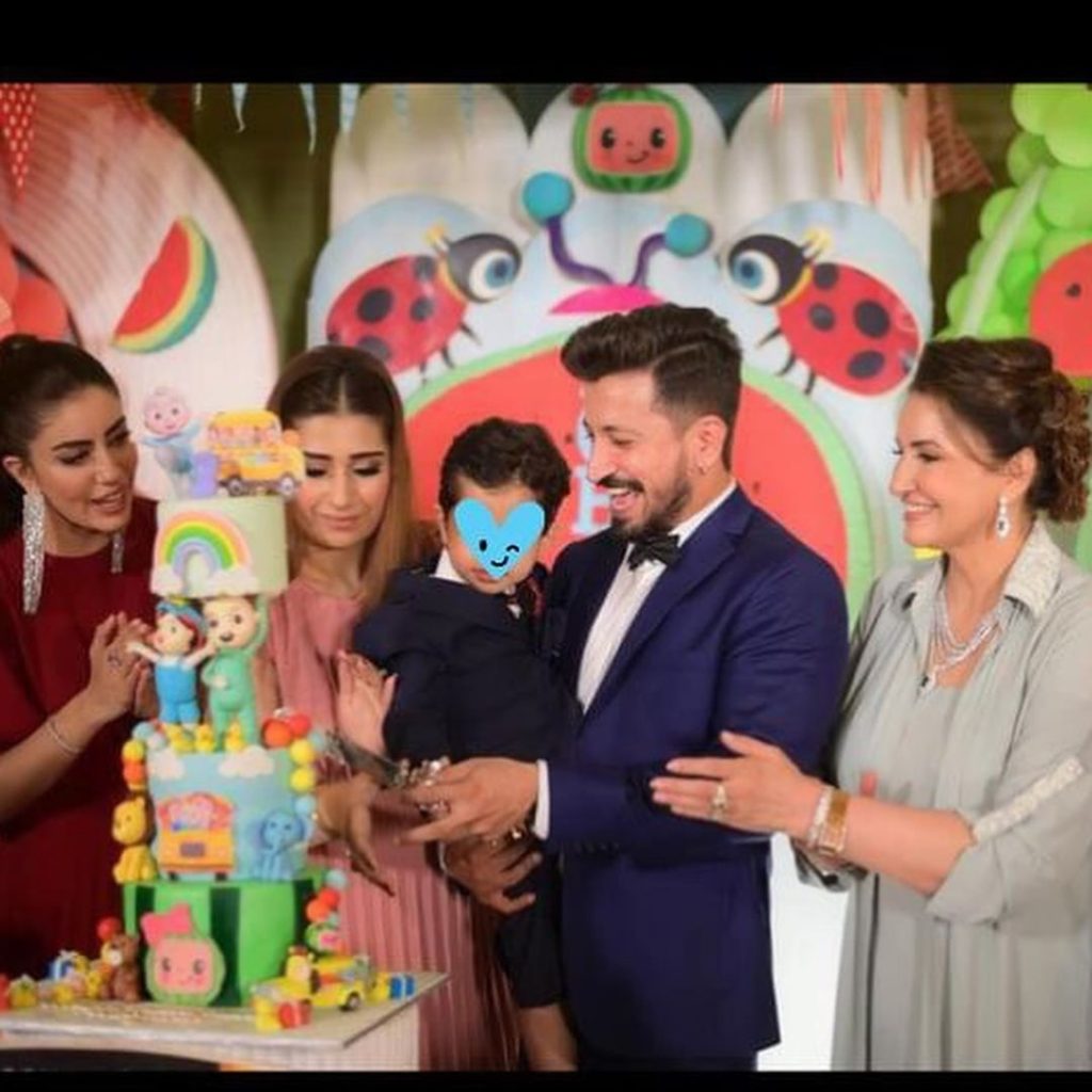 Saba Faisal HD Family Clicks from Grandson's Birthday