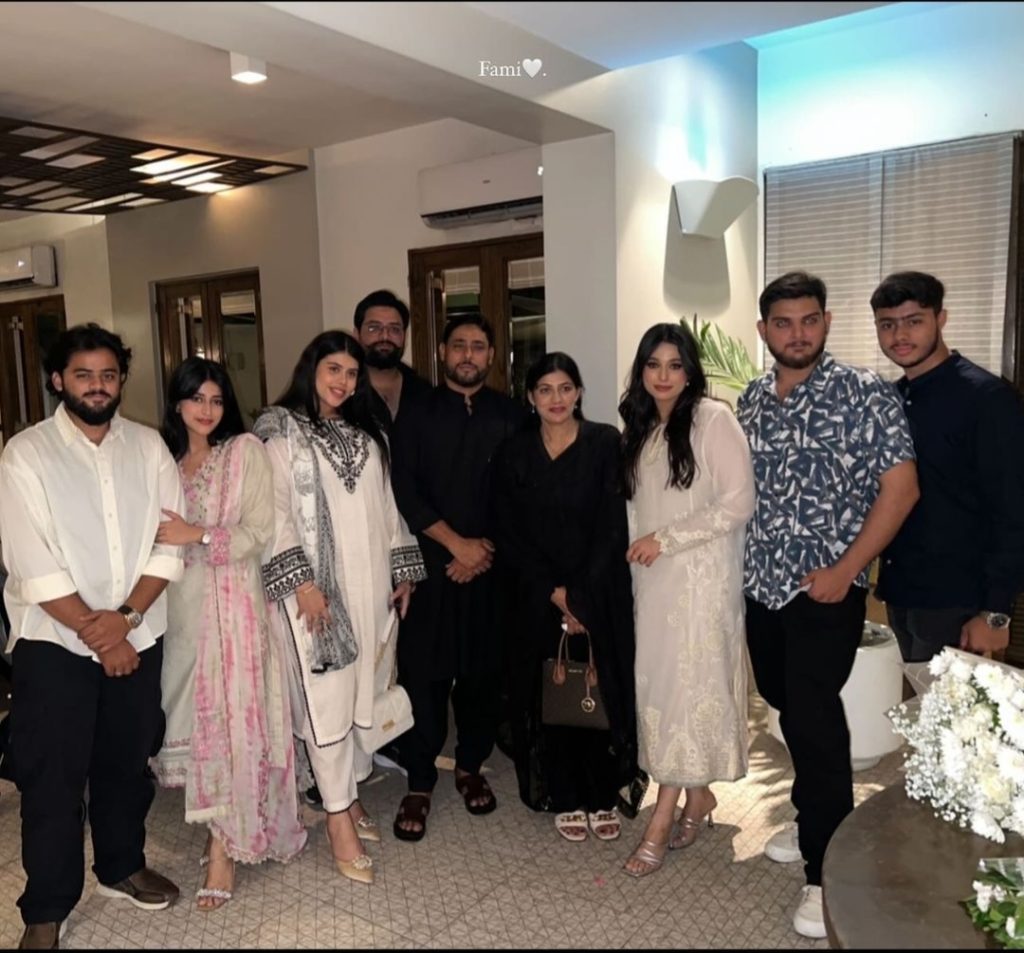 Aiman Khan Beautiful Family Clicks from Recent Events