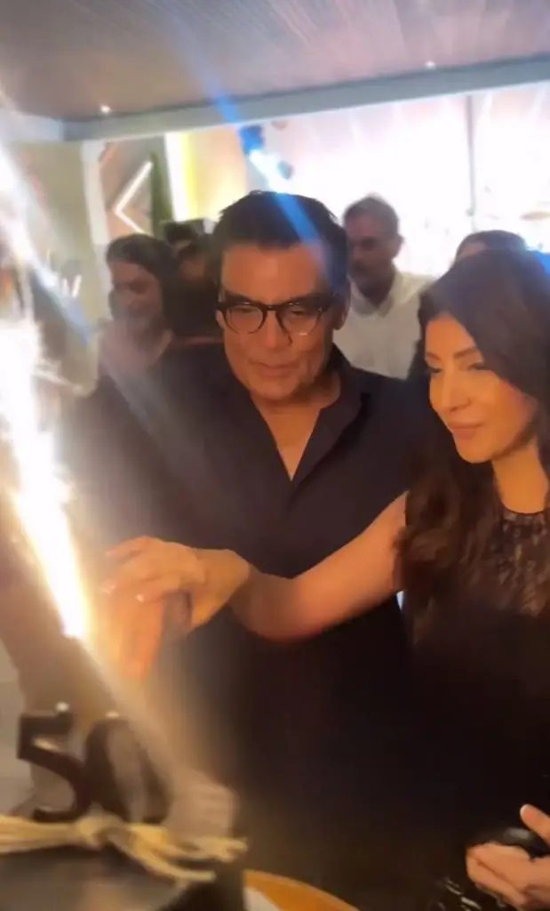 Celebrities Spotted At Salman Iqbal's 50th Birthday