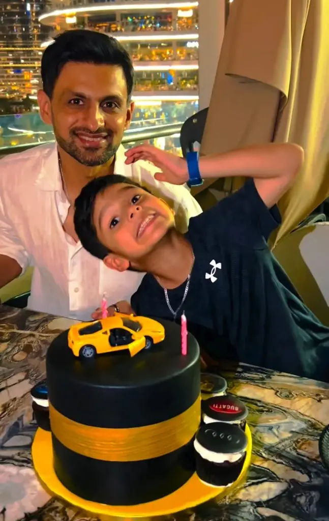 Shoaib Malik Under Fire for Son's Birthday Post