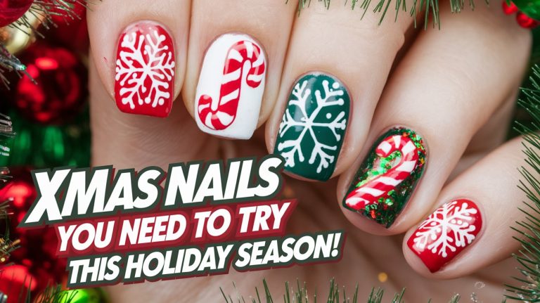 101 Xmas Nails Designs You NEED to Try This Holiday Season!