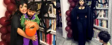 Anumta Qureshi Halloween Celebrations With Son