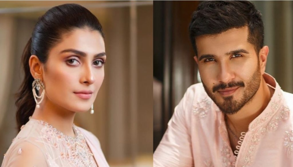 Ayeza Khan and Feroze Khan Upcoming Drama Humraaz BTS Pictures