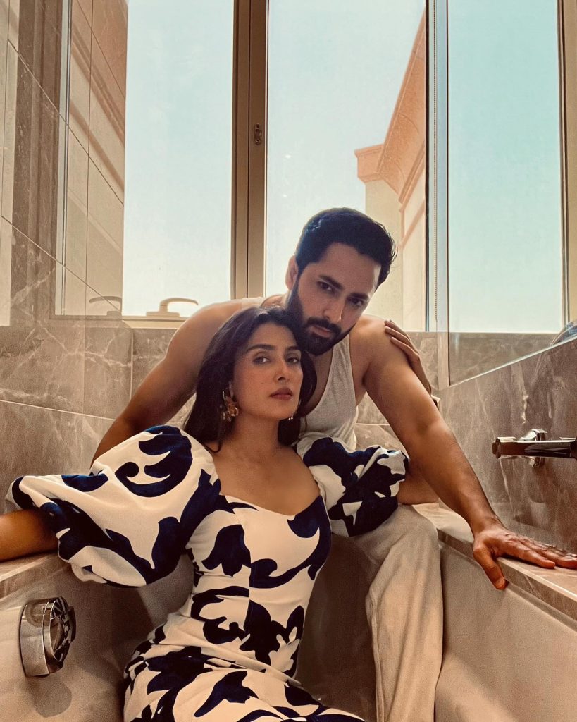 Ayeza Khan & Danish Taimoor Bring The SRK Romance In Latest Shoot