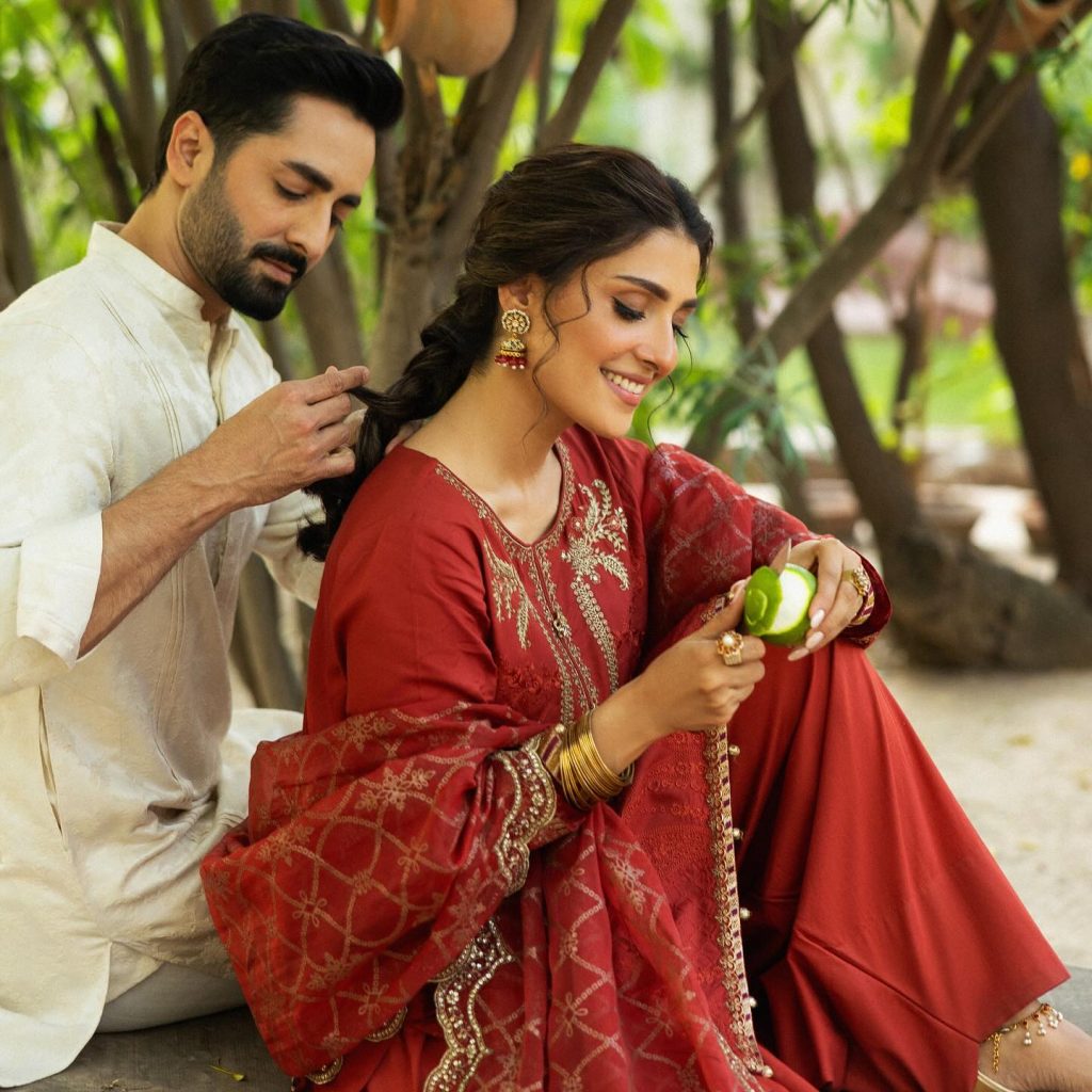 Ayeza Khan & Danish Taimoor Bring The SRK Romance In Latest Shoot