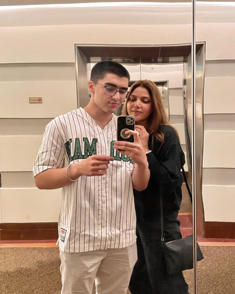 Hadiqa Kiani Wishes Birthday To Son With Beautiful Pictures