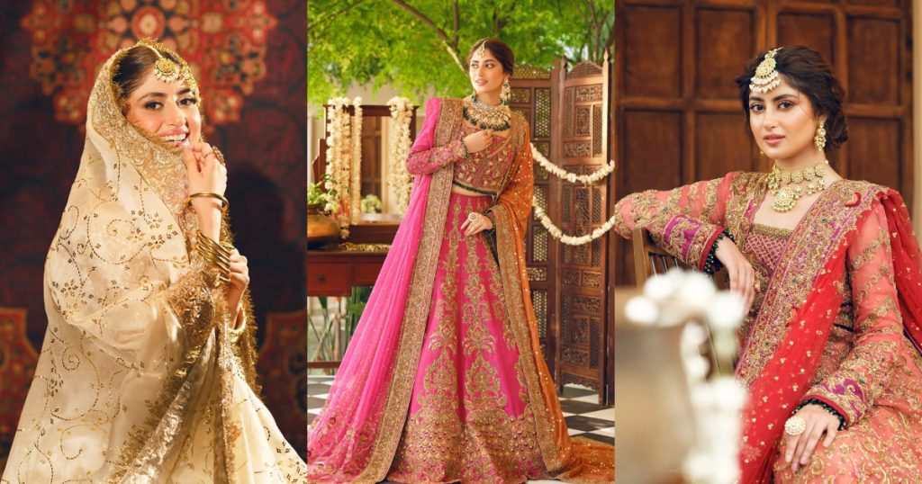 Sajal Aly Look Ethereal In Latest Bridal Shoot For Aisha Imran