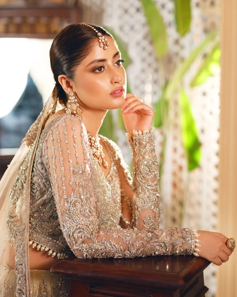 Sajal Aly Ethereal Latest Bridal Shoot For Aisha Imran