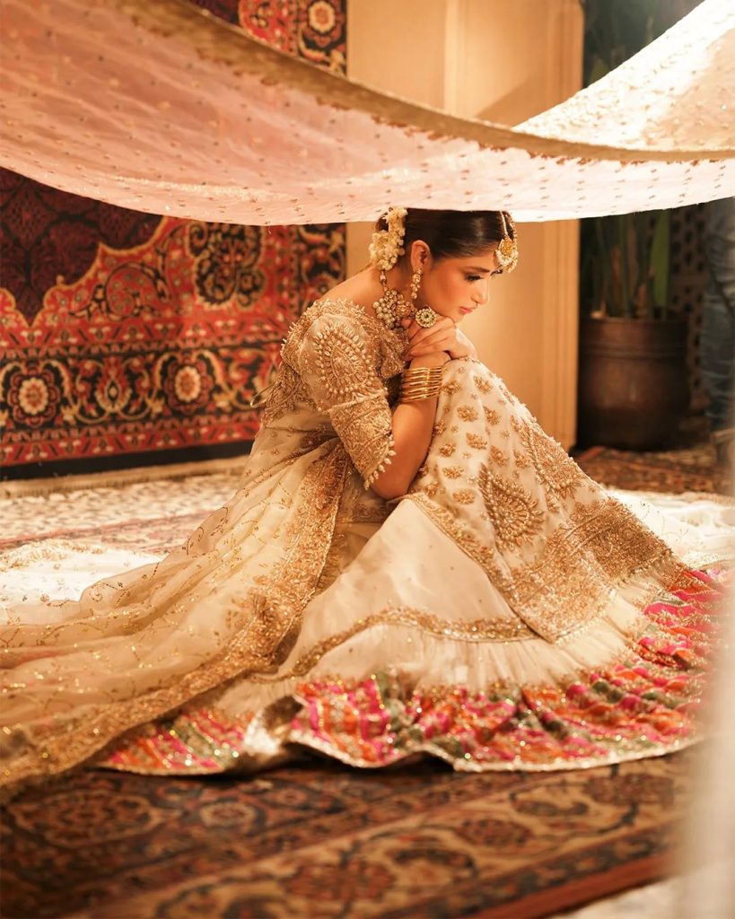 Sajal Aly Look Ethereal In Latest Bridal Shoot For Aisha Imran