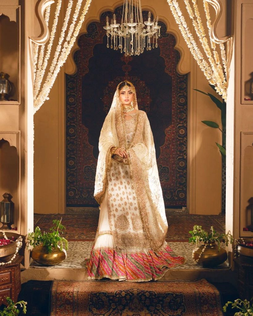 Sajal Aly Ethereal Latest Bridal Shoot For Aisha Imran