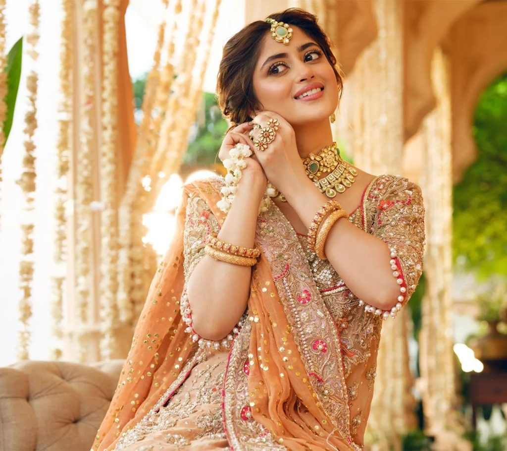 Sajal Aly Ethereal Latest Bridal Shoot For Aisha Imran