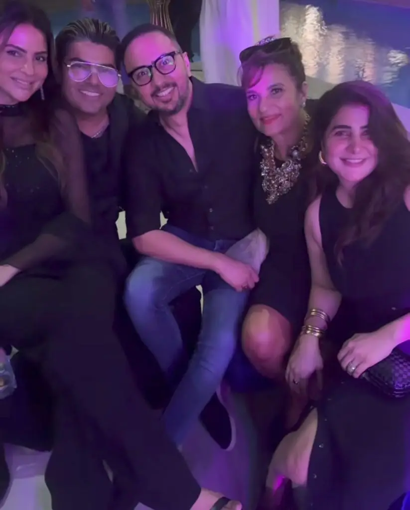 Celebrities Spotted At Salman Iqbal's 50th Birthday