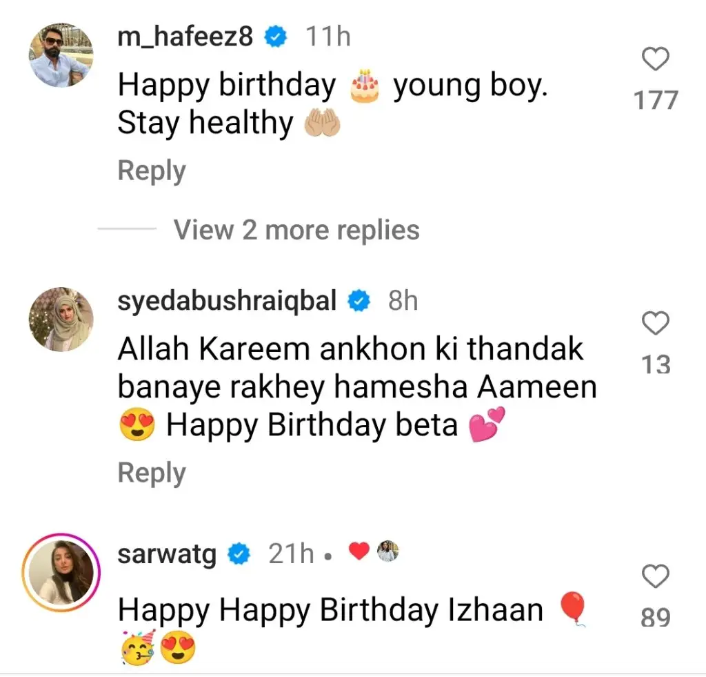 Shoaib Malik Under Fire for Son's Birthday Post