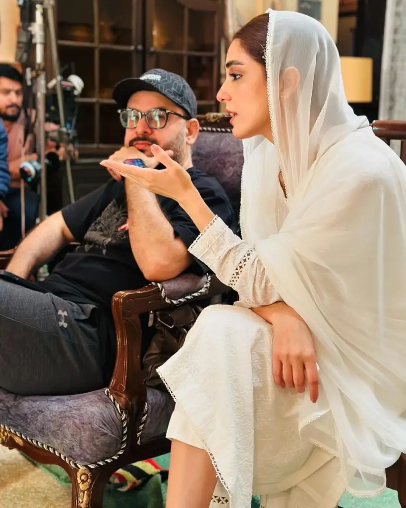 Sunn Mere Dil BTS Pictures & Maya Ali's Response