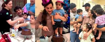 Minal Khan Son's First Birthday Celebration at Home