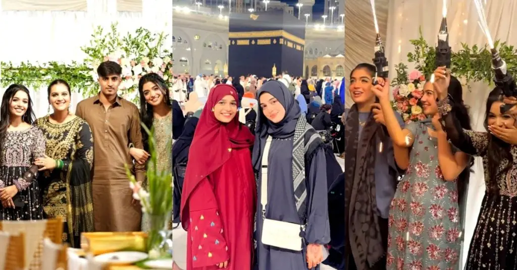 Laiba Khan's Umrah Dinner with Family