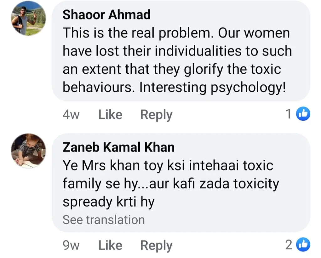 Mrs Khan Defends Husband's Toxic Behaviour