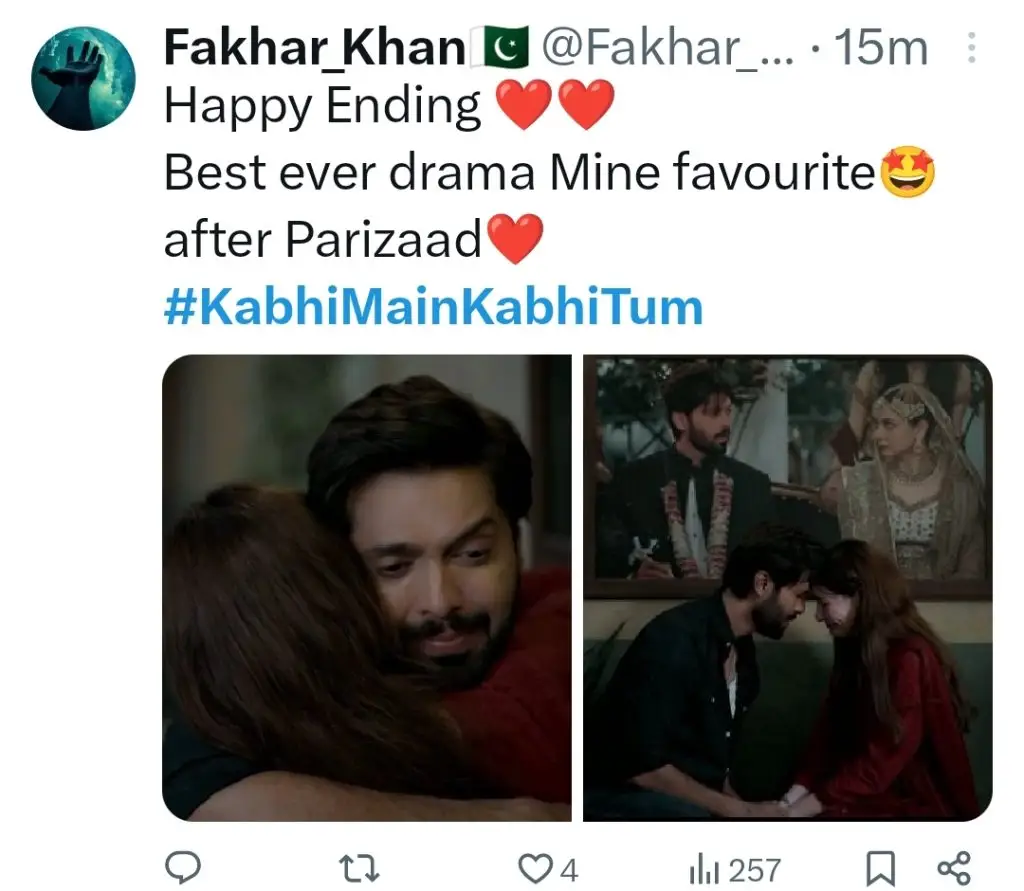 Kabhi Main Kabhi Tum Last Episode - Fans Praise Perfect Ending