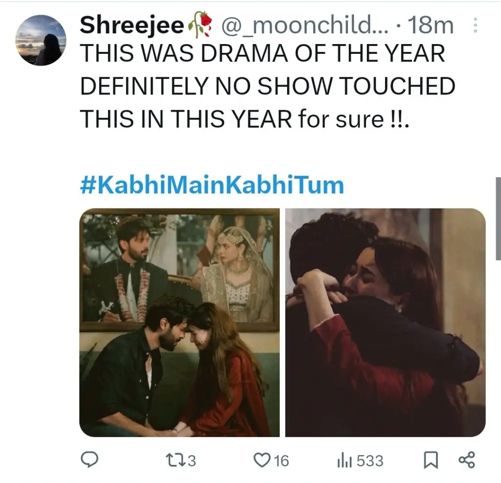 Kabhi Main Kabhi Tum Last Episode - Fans Praise Perfect Ending