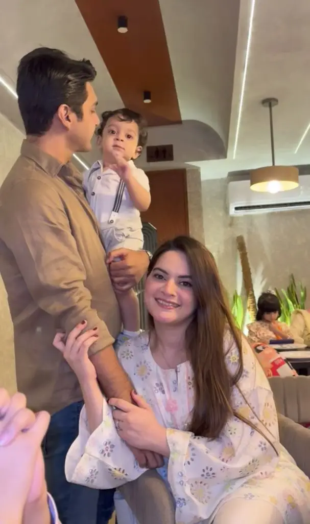 Minal Khan Son's First Birthday Celebration at Home