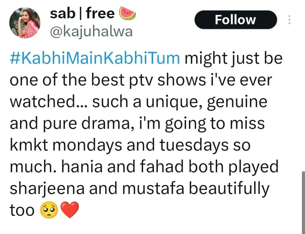 Kabhi Main Kabhi Tum Last Episode - Fans Praise Perfect Ending