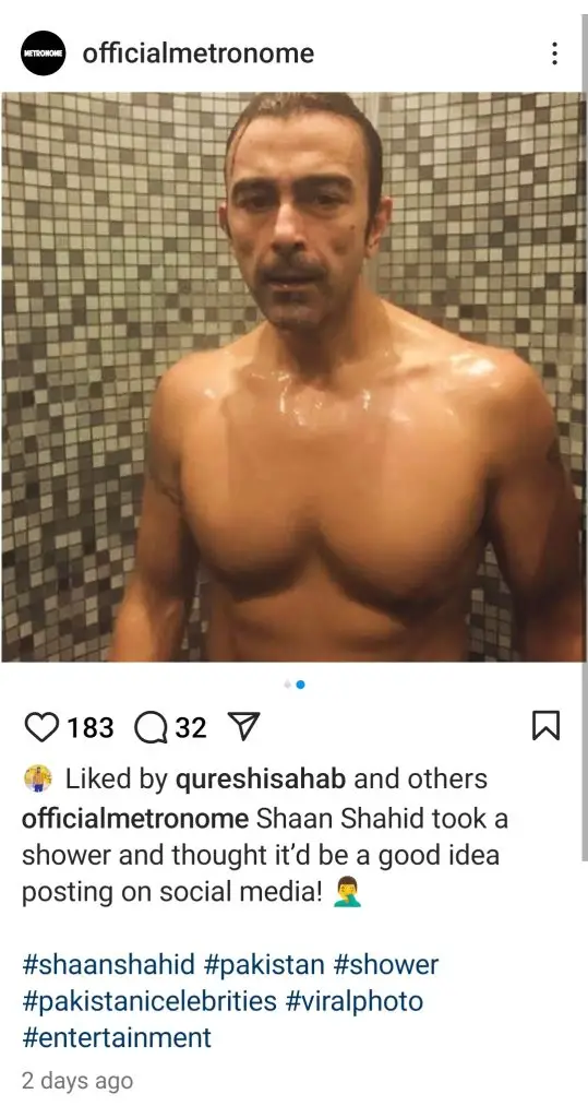 Shaan Shahid's Reply To Trolling on Shirtless Pictures