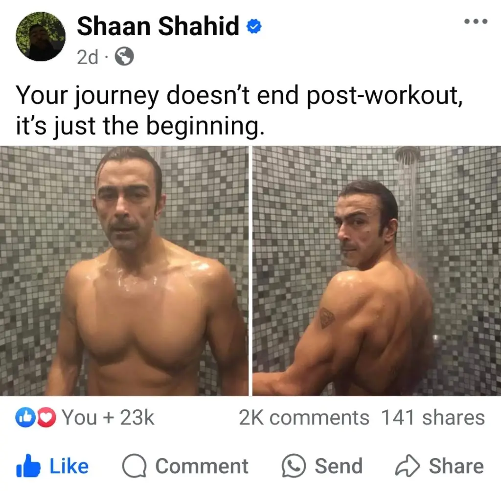 Shaan Shahid's Reply To Trolling on Shirtless Pictures