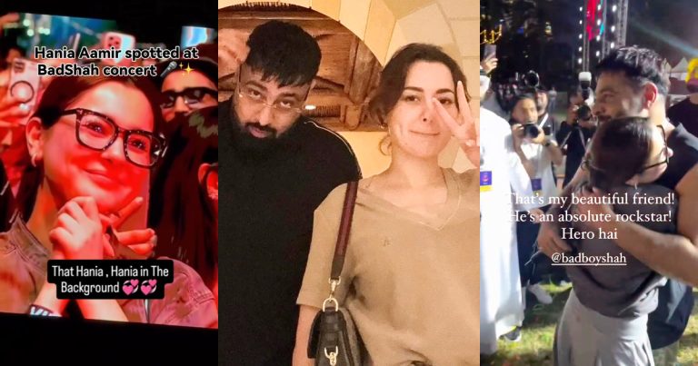 Hania Aamir Steals Spotlight At Badshah’s Concert