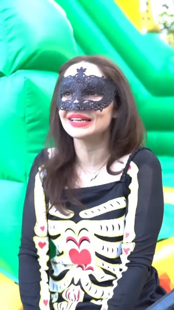 Juggan Kazim Celebrates Halloween With Her Children