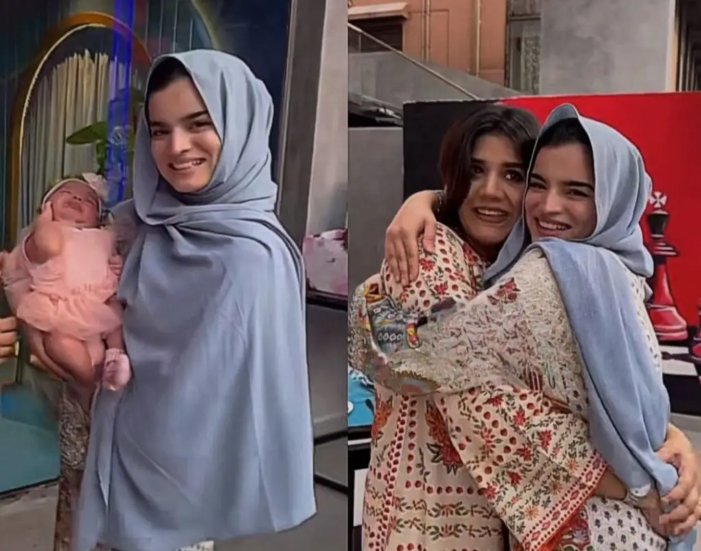 Kiran Ashfaque and Her New Born Spotted with Aliza Sultan