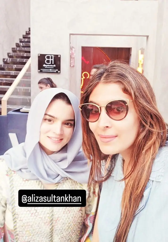 Kiran Ashfaque and Her New Born Spotted with Aliza Sultan