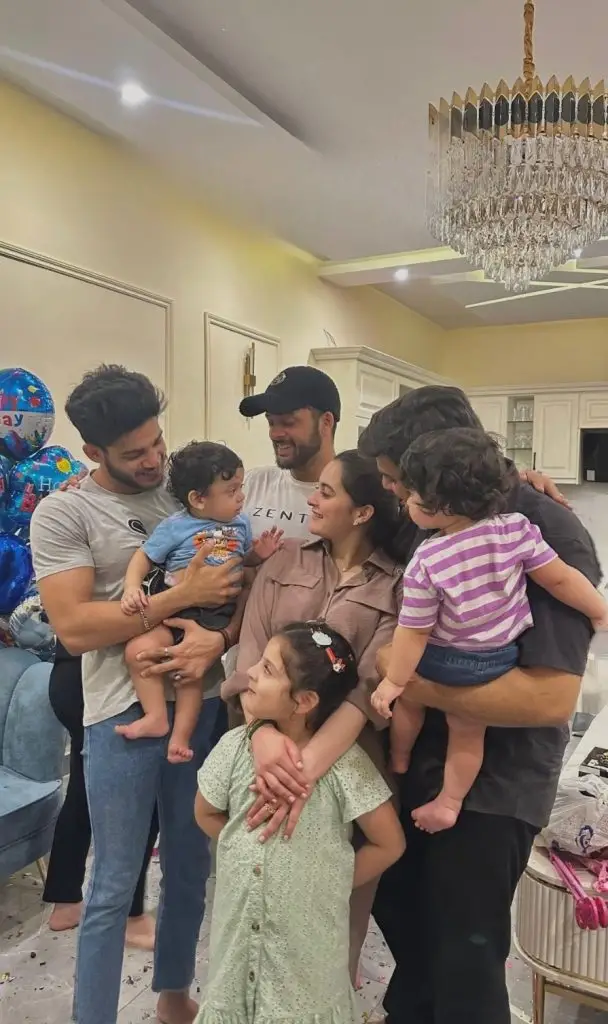 Minal Khan Son's First Birthday Celebration at Home