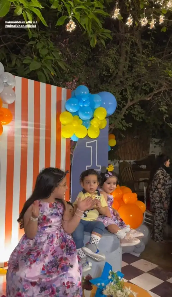 Minal Khan Son Hasan's Grand Birthday Bash