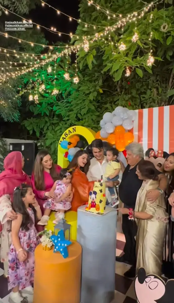 Minal Khan Son Hasan's Grand Birthday Bash