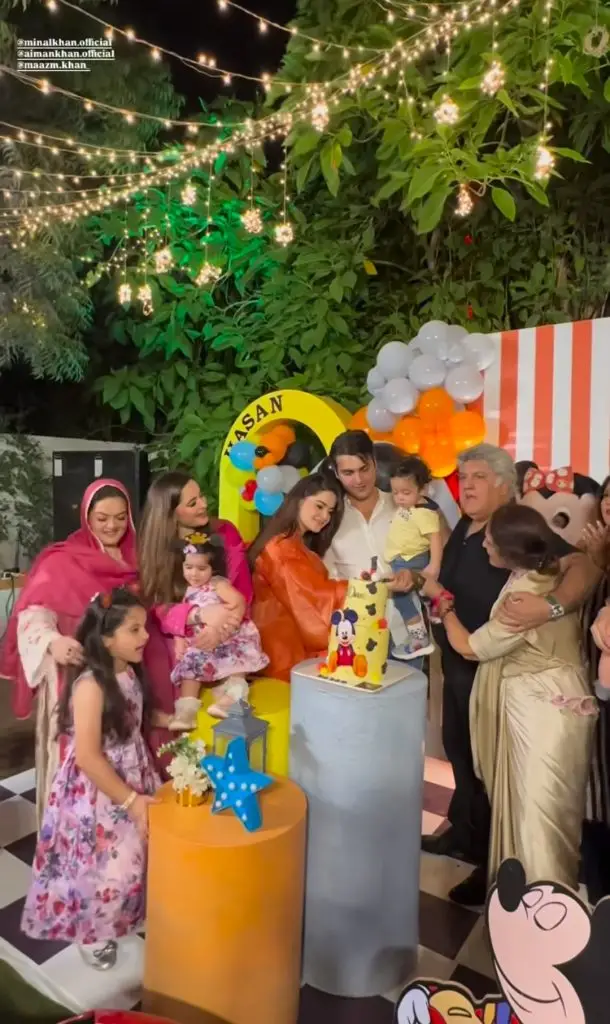 Minal Khan Son Hasan's Grand Birthday Bash