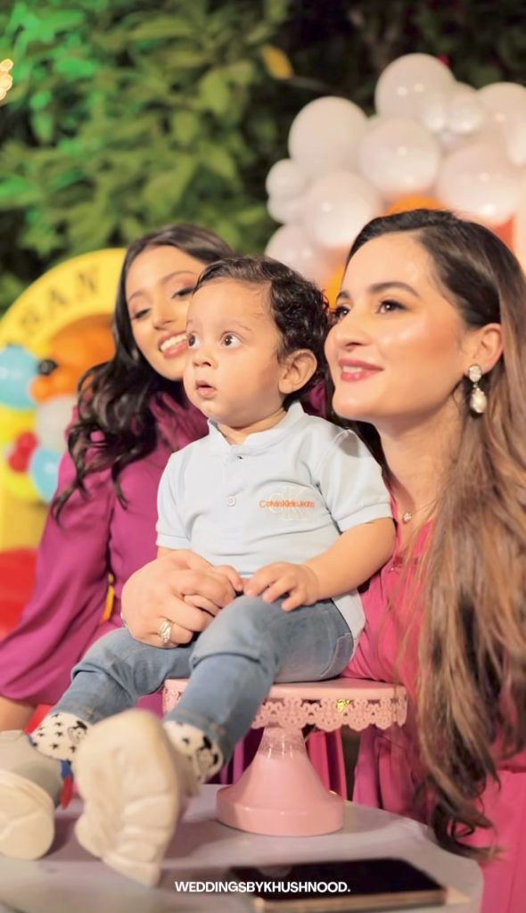 Minal Khan Son Hasan's Grand Birthday Bash